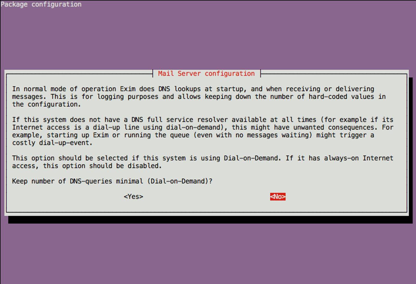 Exim4 DNS queries configuration on Ubuntu 12.04 LTS (Precise). Exim4 DNS queries configuration on Ubuntu 12.04 LTS (Precise).