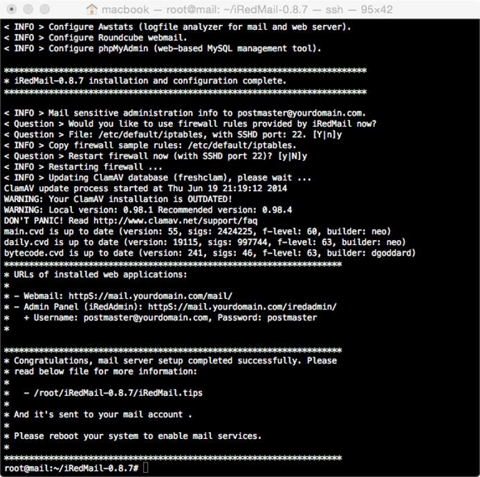 install complete install complete